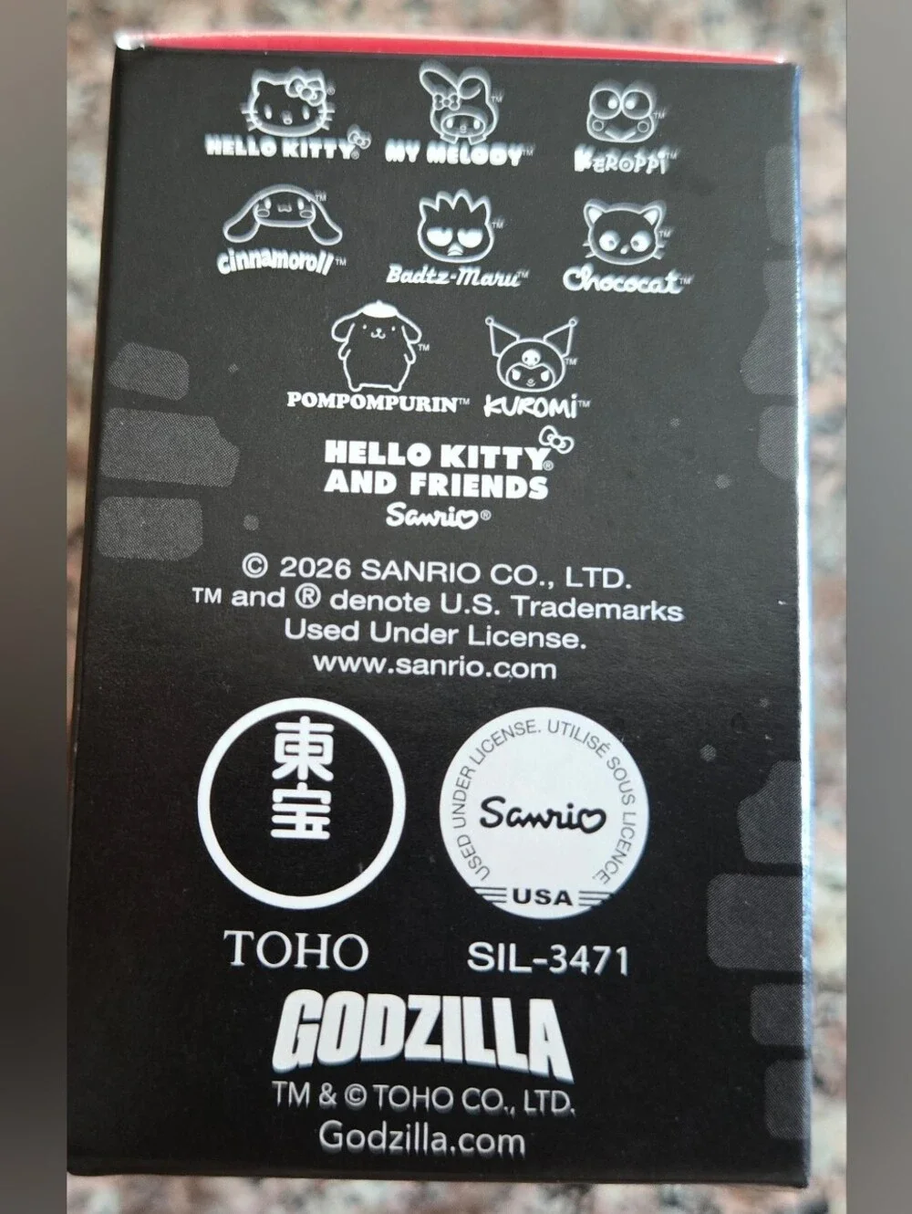 Mcdonald's Hello Kitty & Friends (Godzilla) Kuromi Mechagodzilla Figure